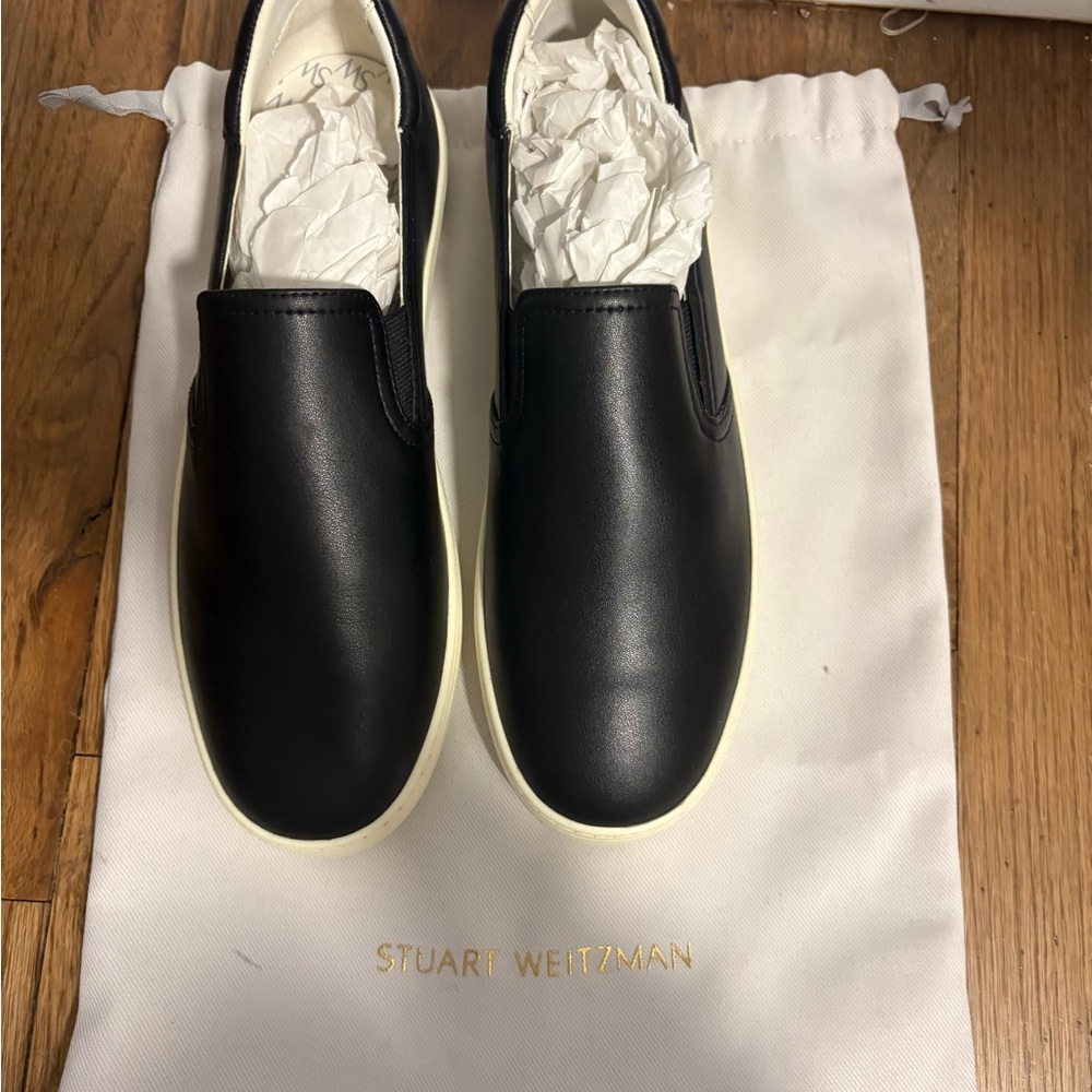 Stuart Weitzman women’s Black Slip-On Shoes